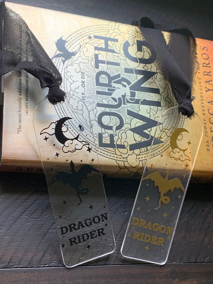 Dragon Rider Acrylic Bookmark