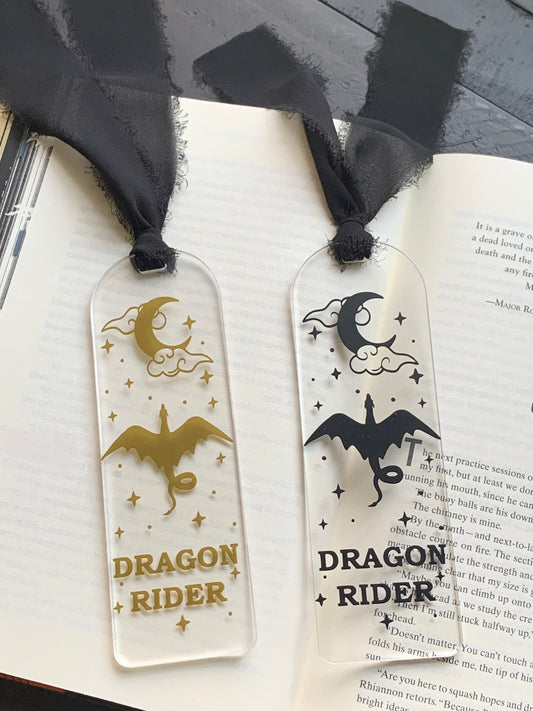 Dragon Rider Acrylic Bookmark