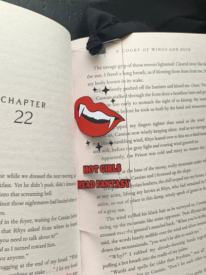 Hot Girls Read Fantasy Acrylic Bookmark