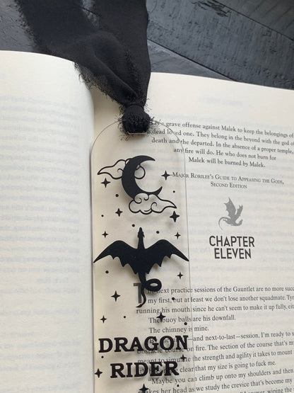 Dragon Rider Acrylic Bookmark