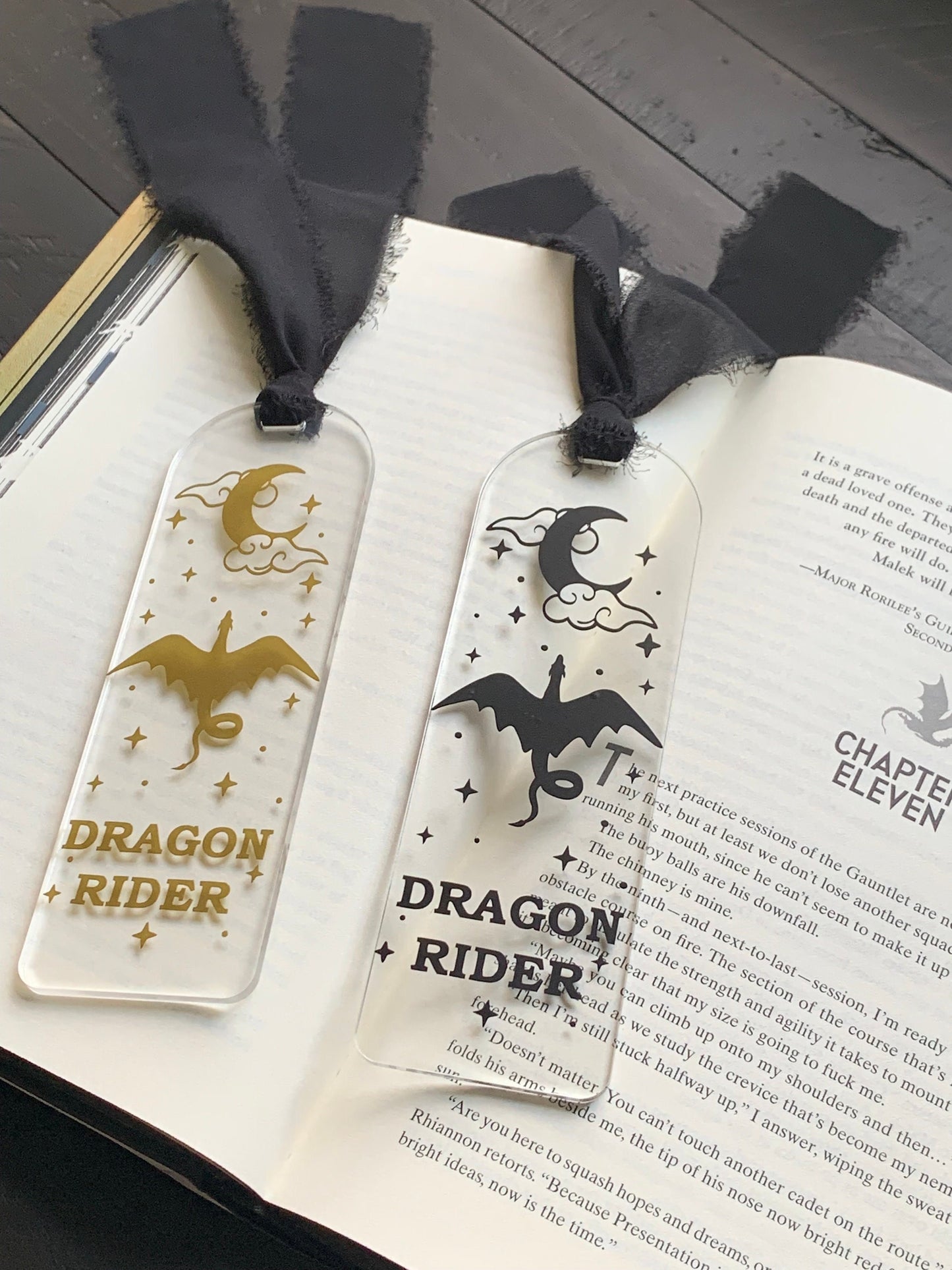 Dragon Rider Acrylic Bookmark