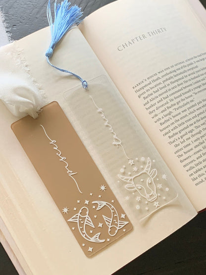 Zodiac Acrylic Bookmark