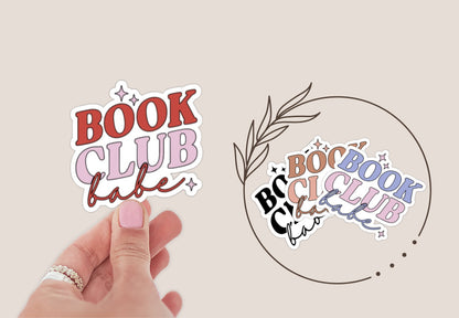 Book Club Babe Sticker