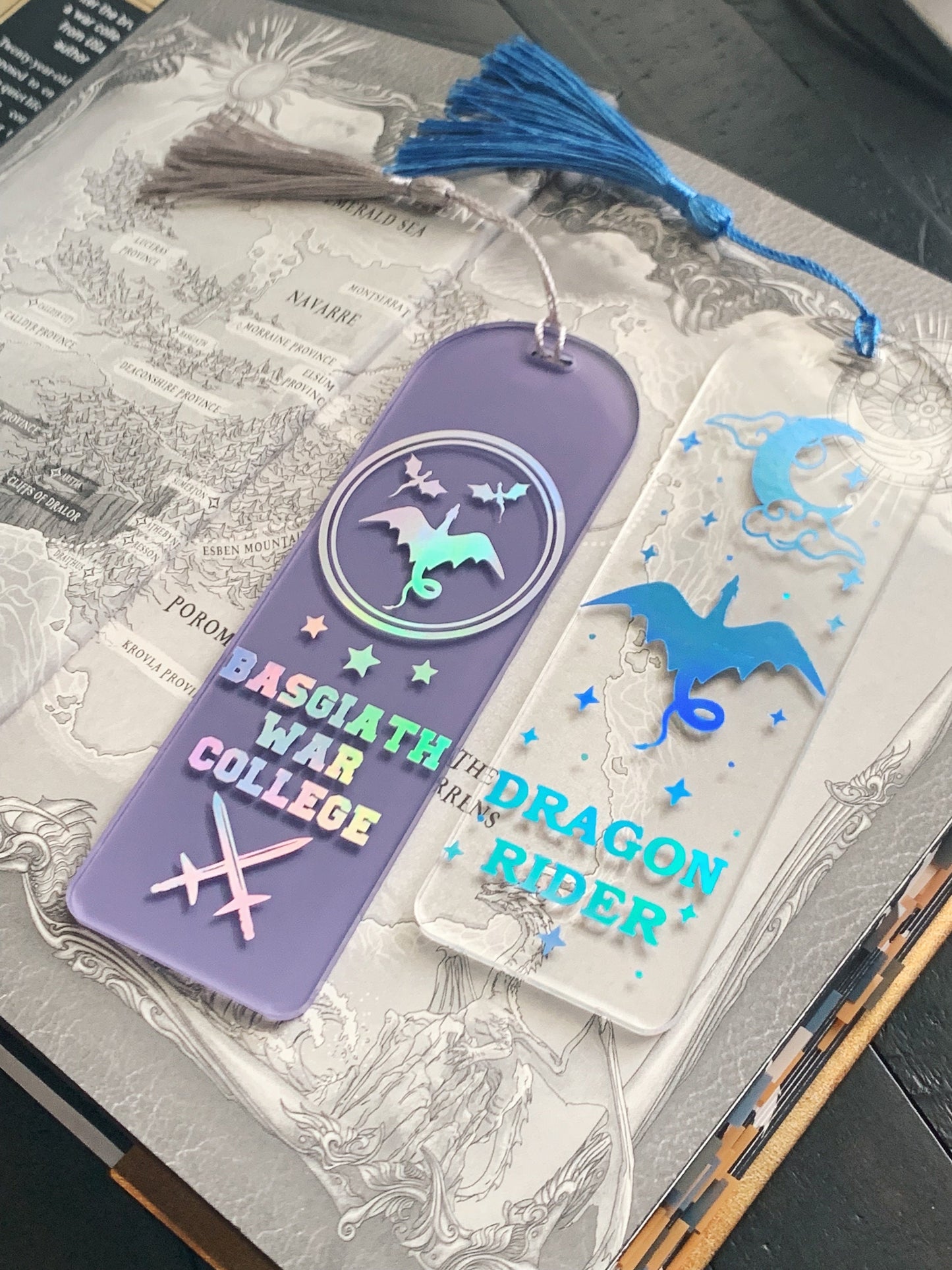 Dragon Rider Acrylic Bookmark