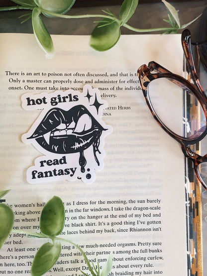 Hot Girls Read Fantasy Sticker