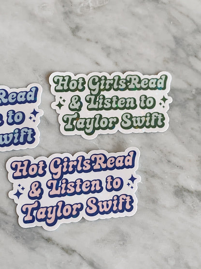 Hot Girls Read Taylor Swift Sticker