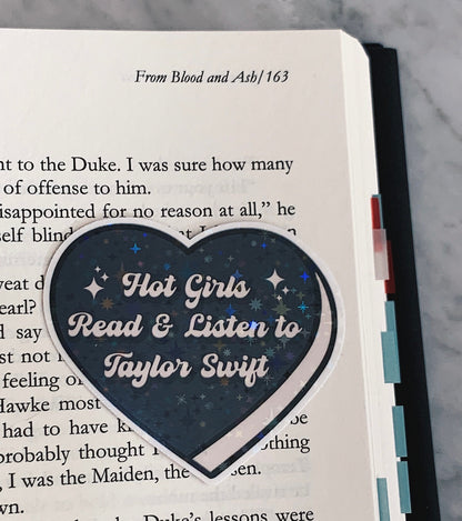 Hot Girls Read Taylor Swift Sticker Heart