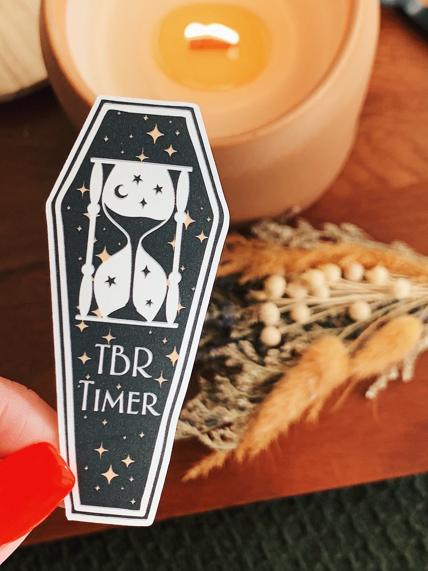 TBR Coffin Sticker