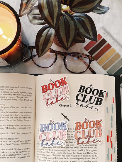 Book Club Babe Sticker