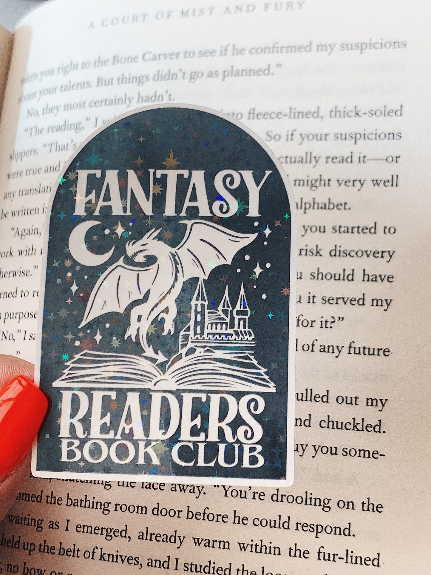 Fantasy Book Club Sticker