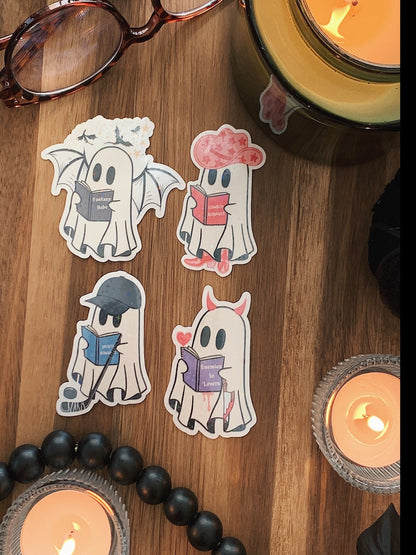 Book Trope Ghosts Sticker