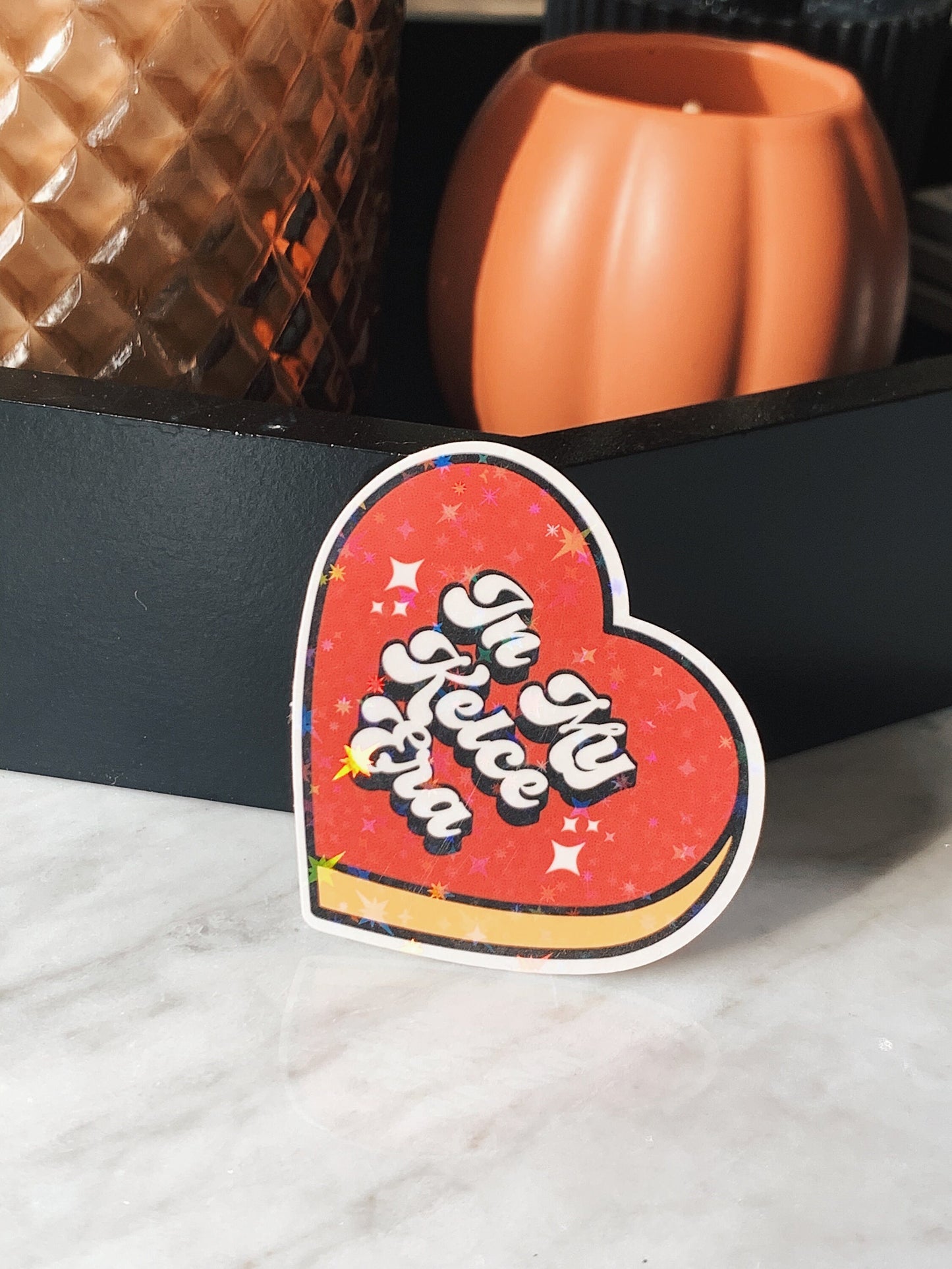 In My Kelce Era Heart Sticker / Swiftie / Eras