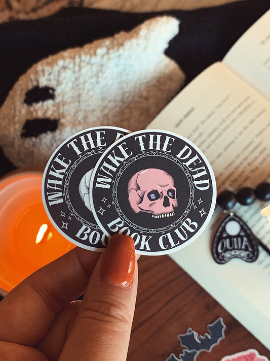 Wake the Dead Book Club Sticker