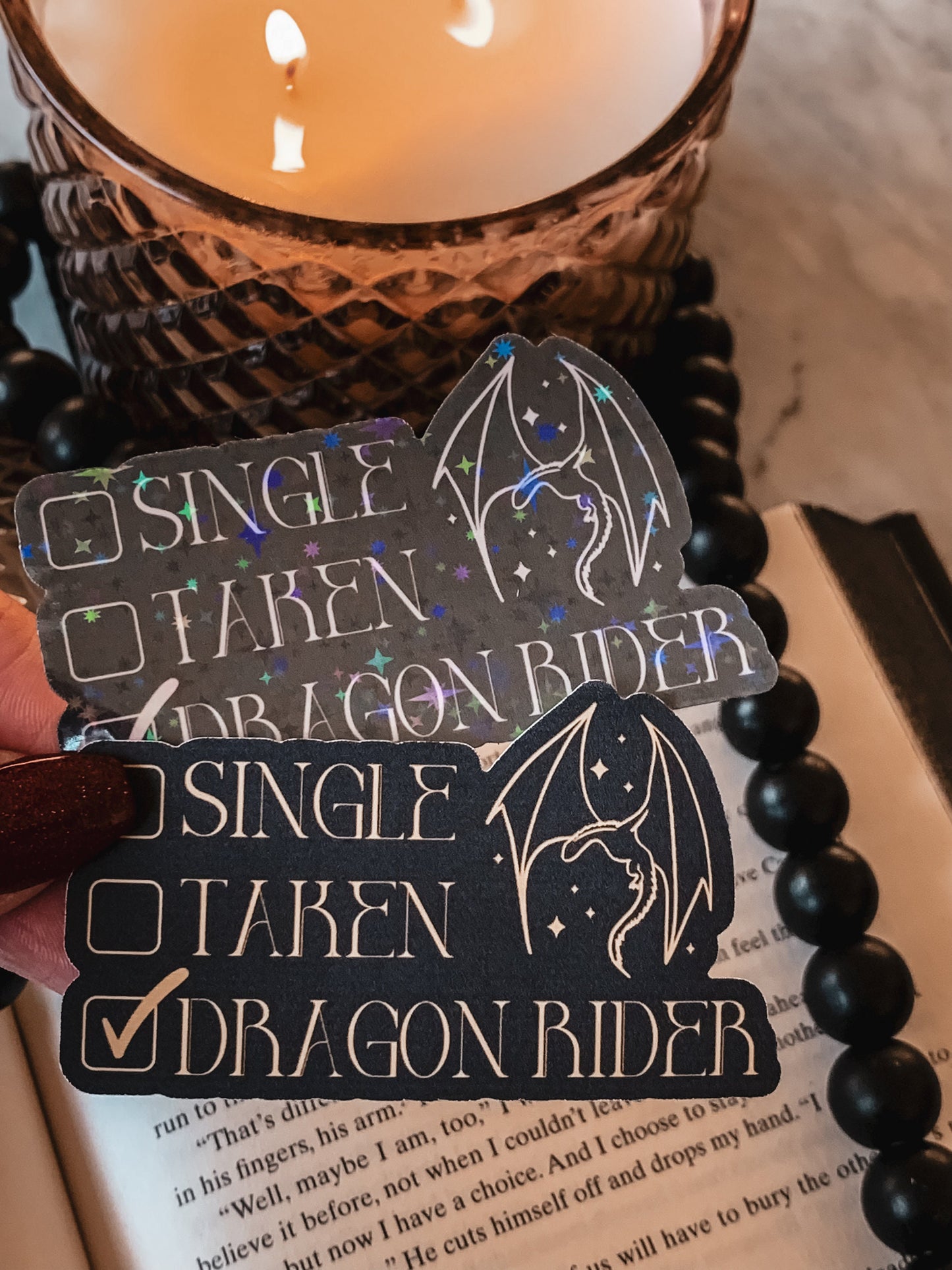 Single, Taken, Dragon Rider Sticker