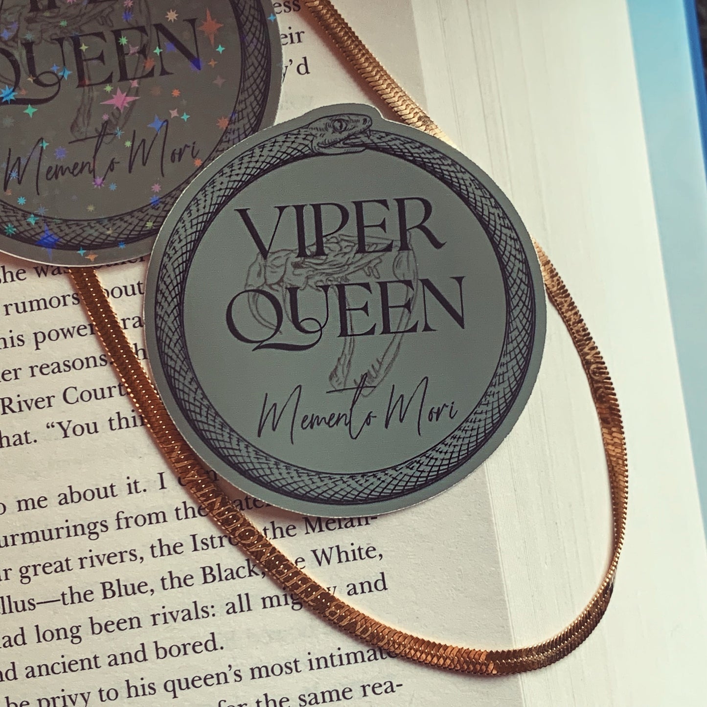 Memento Mori Viper Queen Sticker / Crescent City / Sarah J Maas