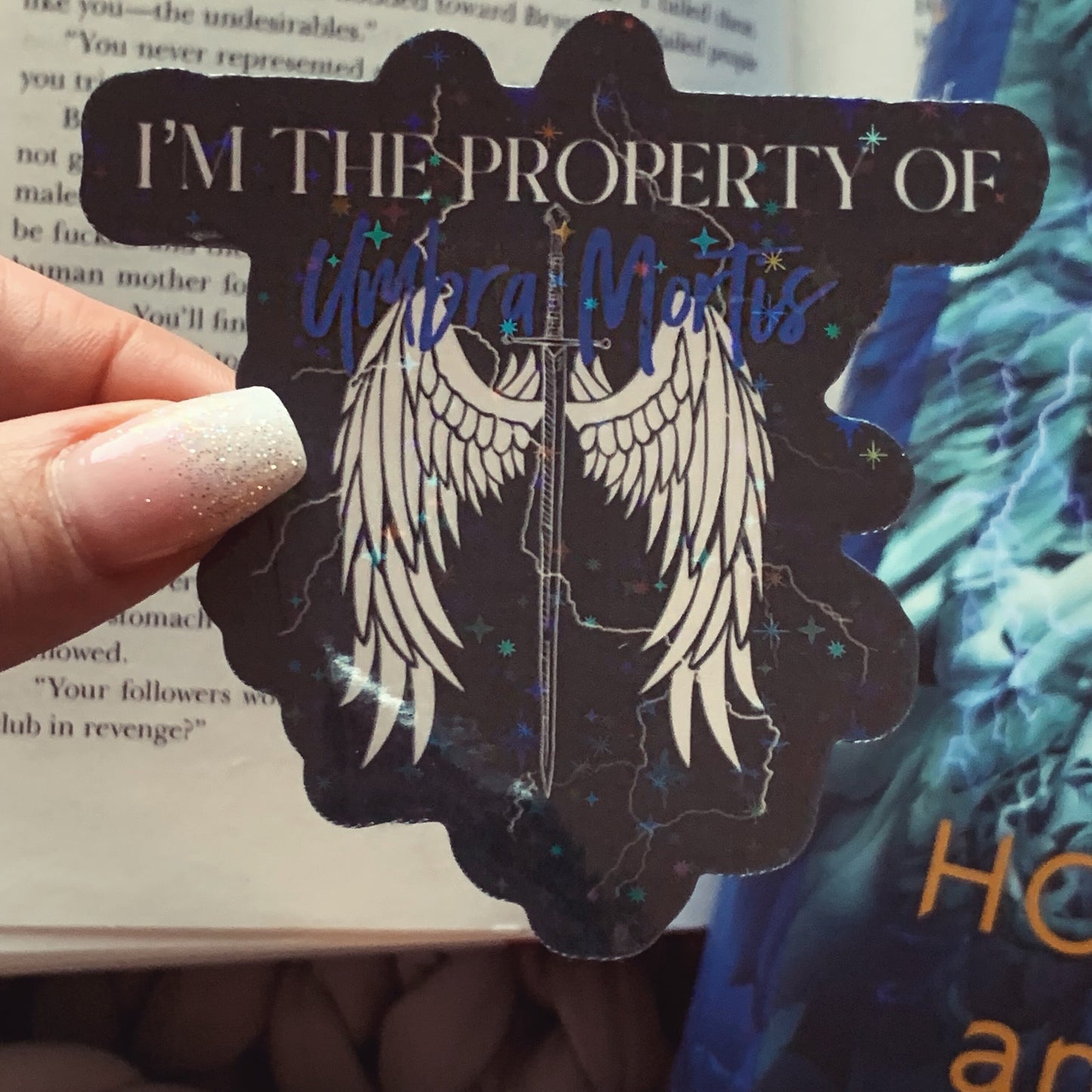 Umbra Mortis Sticker / Crescent City / Sarah J Maas