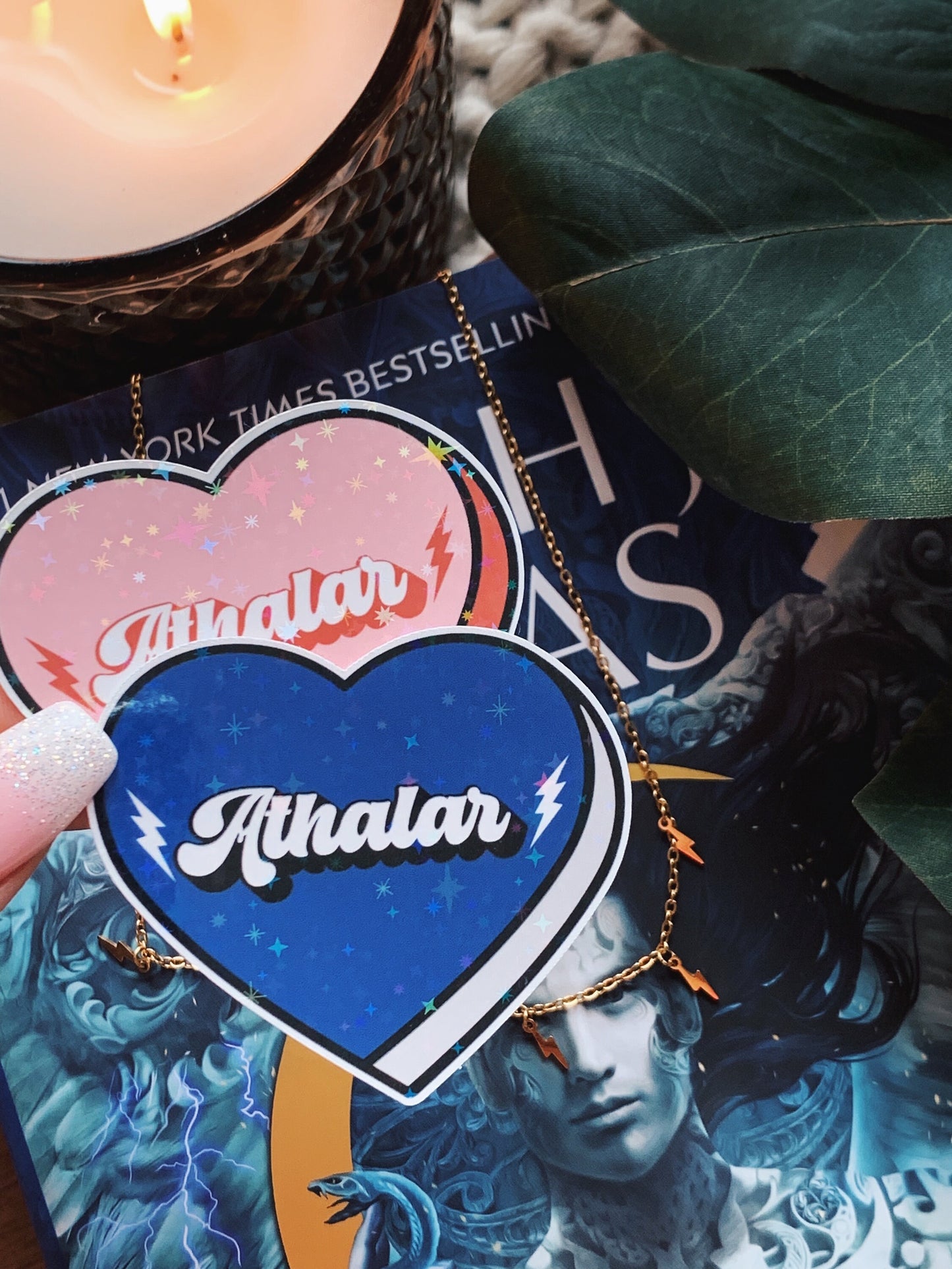 Hunt Athalar Heart Sticker / Crescent City / Sarah J Maas / Umbra Mortis