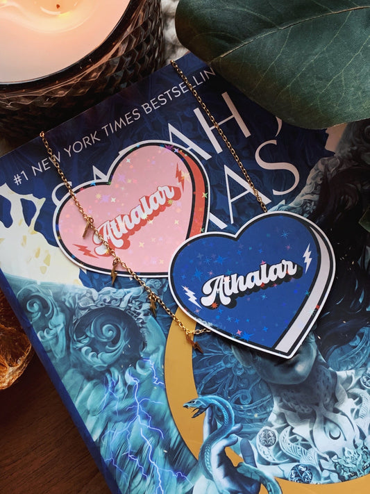 Hunt Athalar Heart Sticker / Crescent City / Sarah J Maas / Umbra Mortis