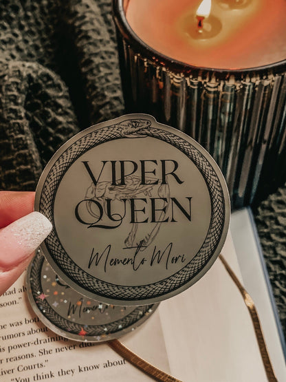 Memento Mori Viper Queen Sticker / Crescent City / Sarah J Maas