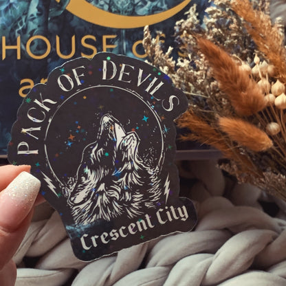 Pack Of Devils Sticker / Crescent City / Sarah J Maas