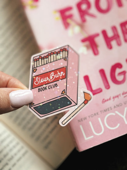 Slow Burn Book Club Sticker