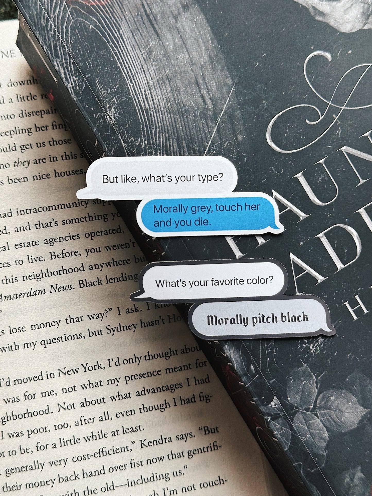 Morally Grey Text Message Sticker