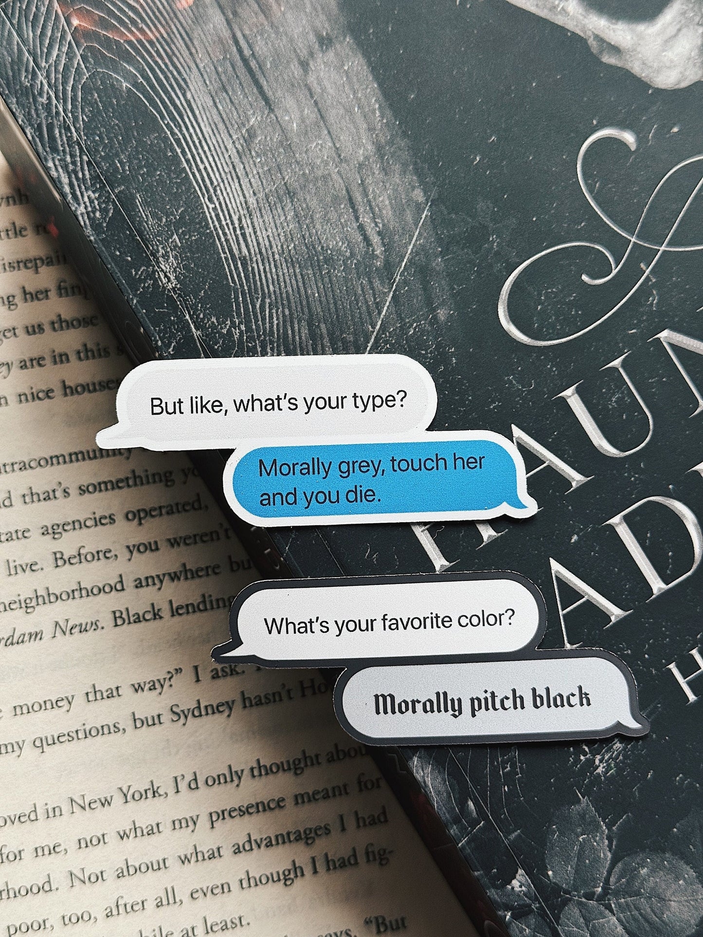 Morally Grey Text Message Sticker