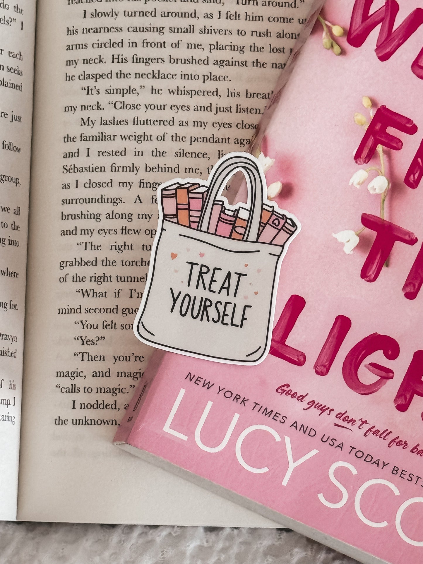 Treat Yourself To Books Sticker