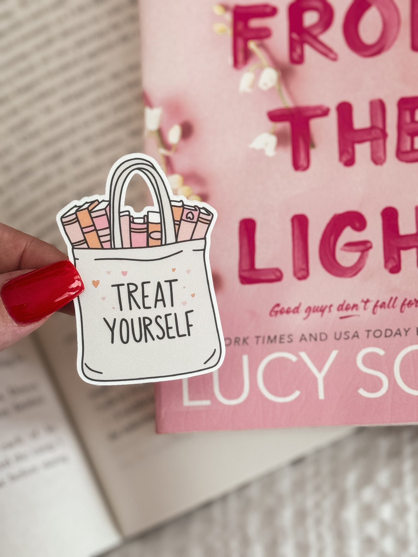 Treat Yourself To Books Sticker