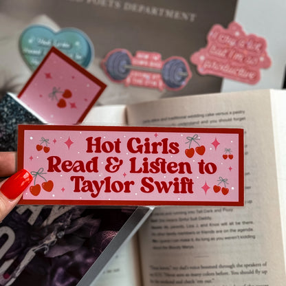 Hot Girls Read Taylor Swift Bookmark