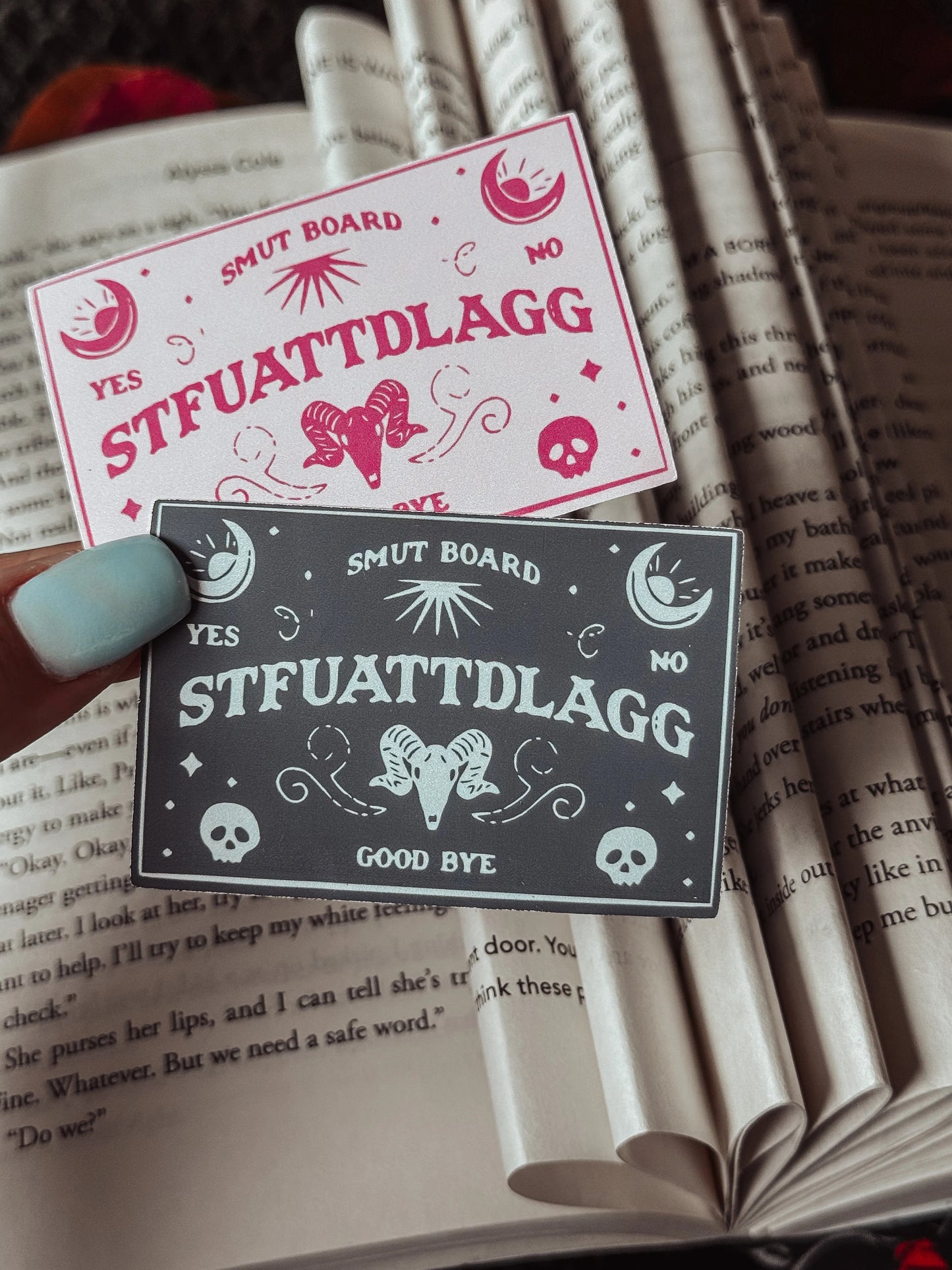 STFUATTDLAGG Ouija Board Sticker