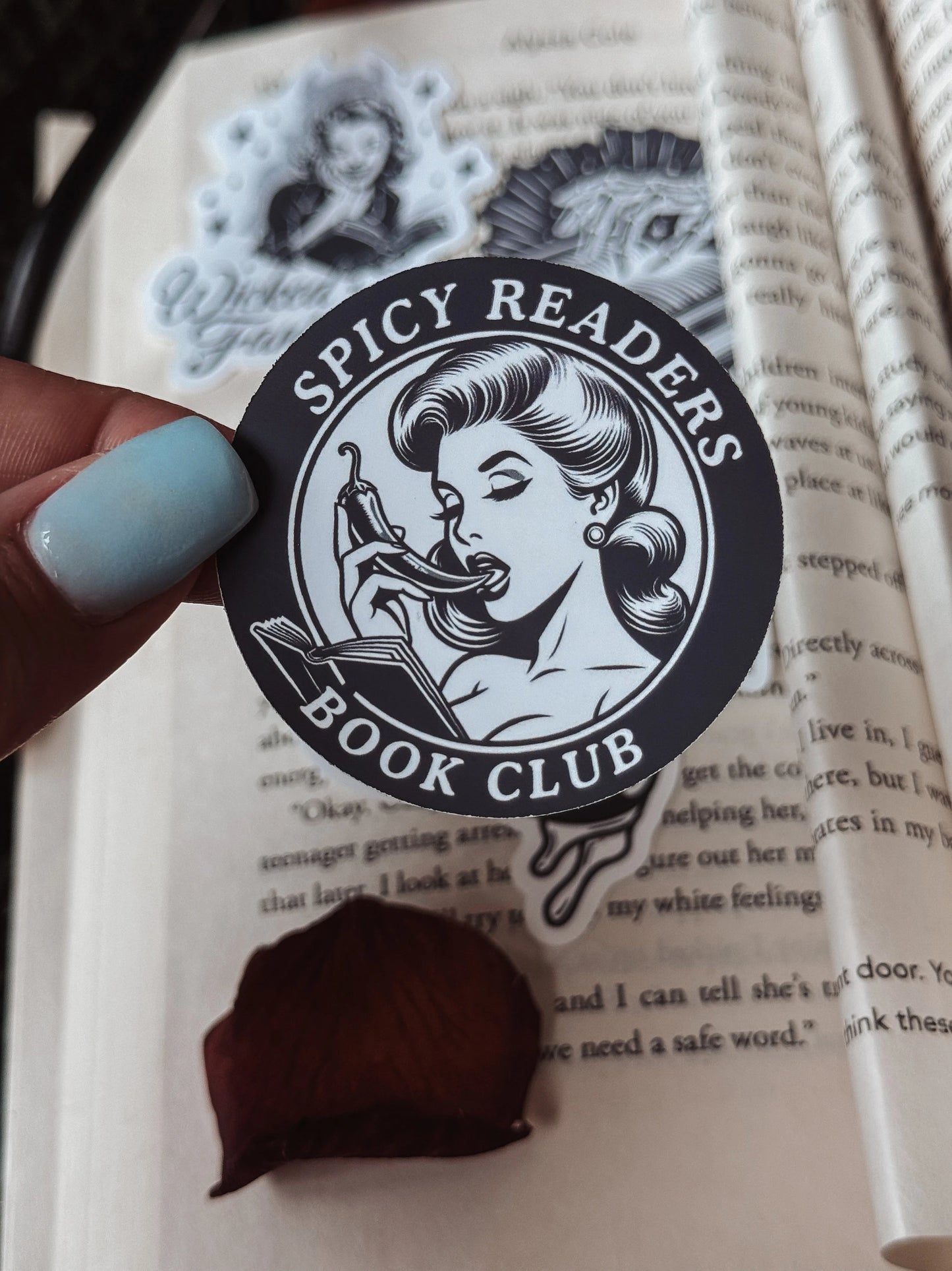 Spicy Readers Book Club Sticker