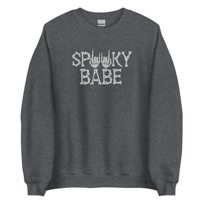 Spooky Babe Embroidered Sweatshirt