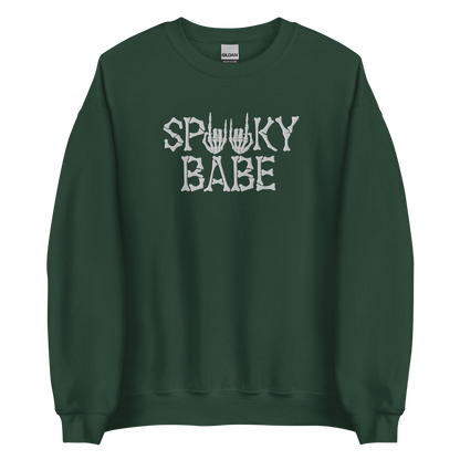 Spooky Babe Embroidered Sweatshirt