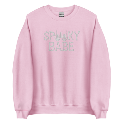 Spooky Babe Embroidered Sweatshirt