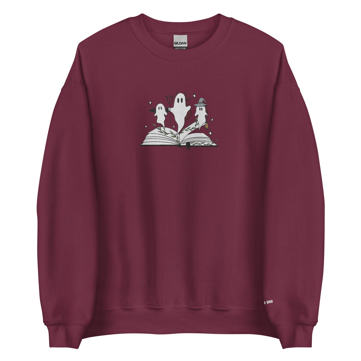 Embroidered Literary Ghosts Crewneck