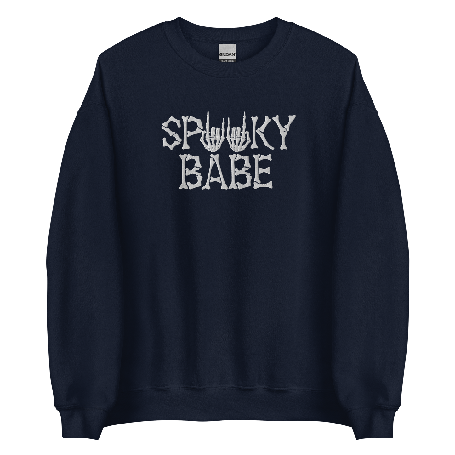 Spooky Babe Embroidered Sweatshirt